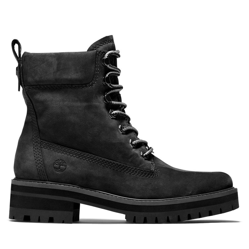 Timberland 6-Inch Μποτακια Γυναικεια Μαυρα - Courmayeur Valley - Greece 4576182-PD